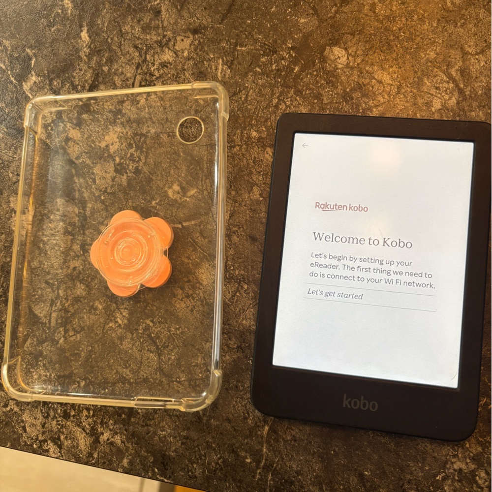 Kobo Clara Colour purchased 6 months ago read 2 books on it, comes with case